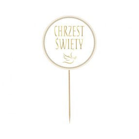 Chrzest Święty torta dekoráció 14 cm
