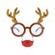 Szarvas Reindeer szemüveg piros orral