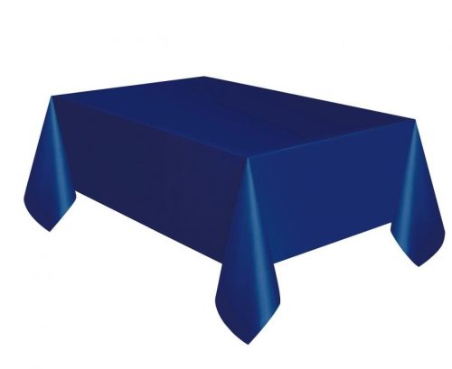 Kék Dark Blue műanyag asztalterítő 137x274 cm