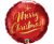 Karácsonyi Merry Christmas Red fólia lufi 46 cm