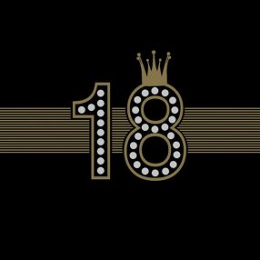   Happy Birthday 18 Hollywood Style szalvéta 20 db-os 33x33 cm