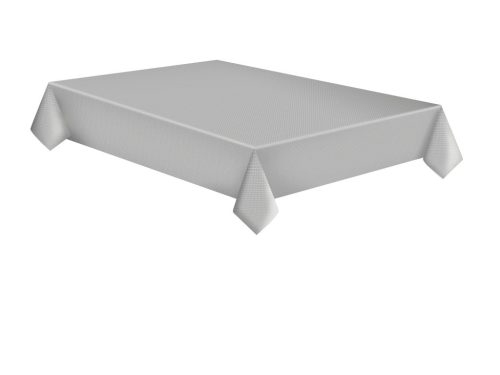 Szürke White Dots papír asztalterítő 120x180 cm