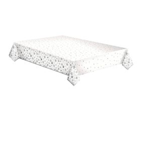 Karácsonyi Silver Stars papír asztalterítő 120x180 cm