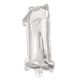 Ezüst Silver 1-es szám fólia lufi 95 cm