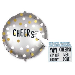 Happy Birthday Slogen fólia lufi 46 cm