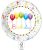 Happy Birthday Streamers papírtányér 8 db-os 23 cm FSC
