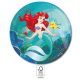 Disney Hercegnők Ariel Curious papírtányér 8 db-os 23 cm FSC