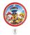 Mancs Őrjárat Rescue Heroes papírtányér 8 db-os 20 cm FSC
