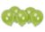 Zöld Metallic Pastel Green léggömb, lufi 8 db-os