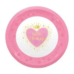   Hercegnők Little Princess micro prémium műanyag lapostányér 21 cm