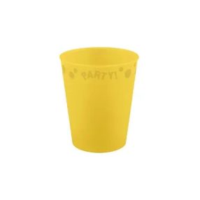 Sárga Yellow micro prémium műanyag pohár 250 ml