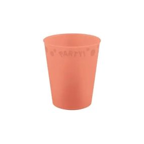   Lazacszín Pastel Salmon micro prémium műanyag pohár 250 ml