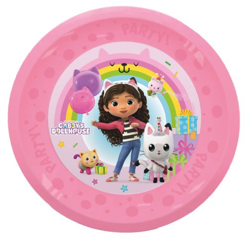 Gabi babaháza Friends micro prémium műanyag lapostányér 4 db-os szett 21 cm