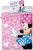 Disney Minnie Sweet gyerek, ovis ágyneműhuzat 100×135cm, 40×60 cm