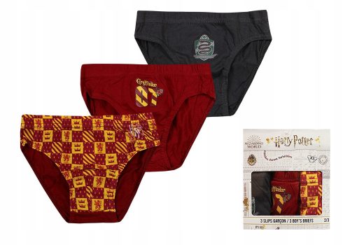 Harry Potter Gryffindor gyerek fehérnemű, alsó 3 darab/csomag 2 - 8 év / 92 - 128 cm