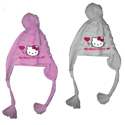 Hello Kitty Love gyerek kötött sapka 52-54 cm