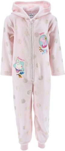 Peppa malac Pink Dots gyerek hosszú pizsama, overál 3 - 6 év / 98 - 116 cm