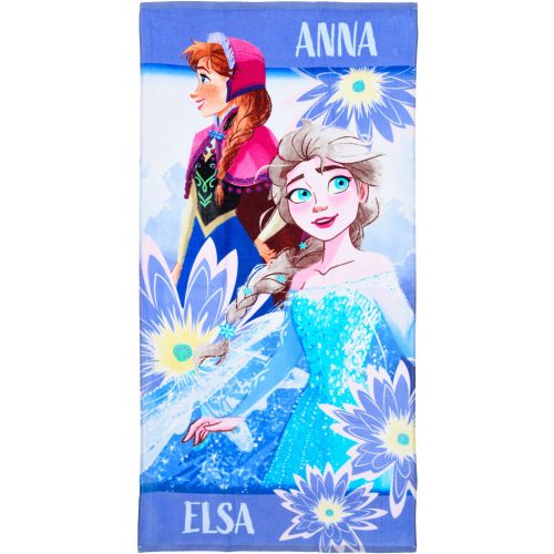 Disney Jégvarázs Anna and Elsa fürdőlepedő, strand törölköző 70x140cm