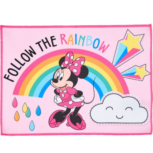 Disney Minnie Rainbow kéztörlő, arctörlő, törölköző 40x30 cm