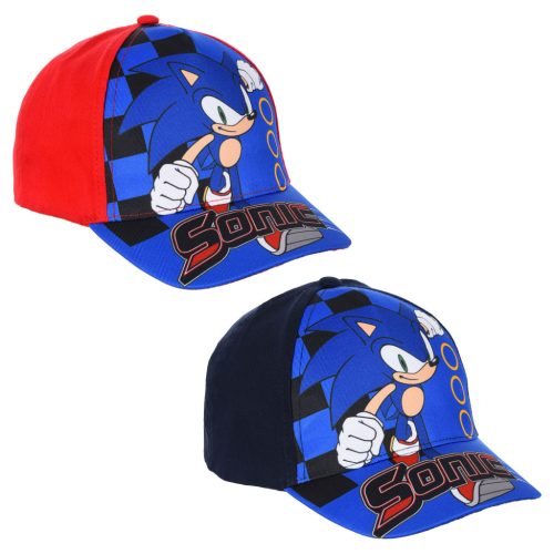 Sonic a sündisznó Checkered gyerek baseball sapka 52-54 cm