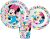 Disney Minnie Feel Good étkészlet, micro műanyag szett, pohárral 260 ml