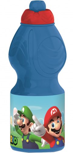 Super Mario Mushroom Kingdom műanyag sportkulacs 400 ml