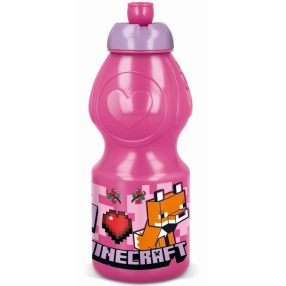 Minecraft Girls műanyag sportkulacs 400 ml