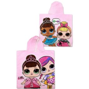 LOL Surprise Crown strand törölköző poncsó 50x115 cm