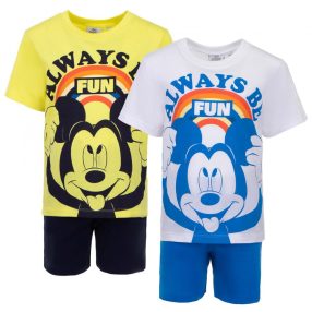   Disney Mickey Be Fun gyerek rövid pizsama 3 - 8 év / 98 - 128 cm