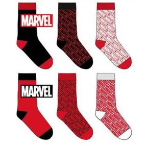 Marvel Red férfi zokni 39-46