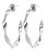 Victoria Ezüst színű karika fülbevaló
