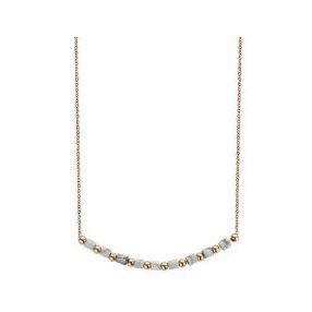 Victoria Rose gold színű fehér gyöngyös nyaklánc