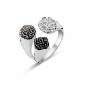 Victoria Ezüst színű színes köves gyűrű