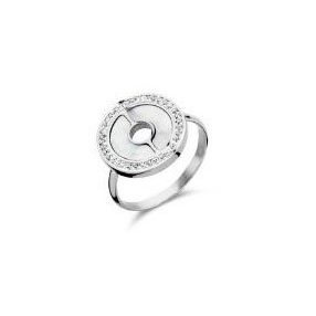 Victoria Ezüst színű mintás, köves gyűrű