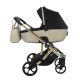 Junama Glitter V3 3in1 Multifunktions-Kinderwagen – Schwarz/Gold