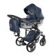 Junama Hand Craft Glitter 3in1 Multifunktions-Kinderwagen - Weiß/Gold