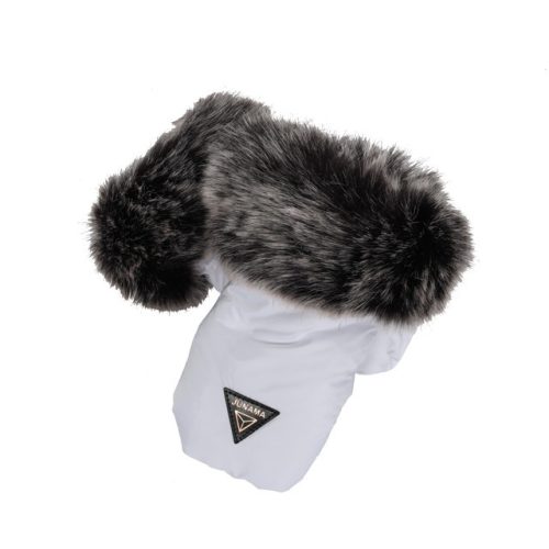 Junama Universal Pelzhandschuhe - Weiß