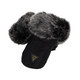 Junama Universal Pelzhandschuhe - Schwarz