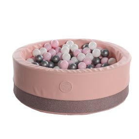 Junama Hand Craft Glitter Bällebad + 200 Kugeln - Rosa 