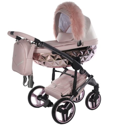 Junama Universal Kinderwagen Pelz - Rosa