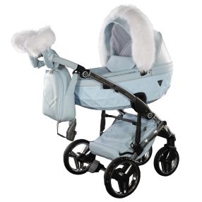 Junama Universal Kinderwagen Pelz - weiß