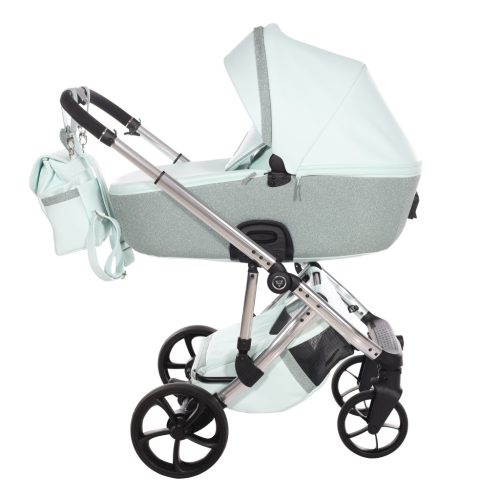 Junama Termo V3 Glitter Eco 3in1 multifunkciós babakocsi - Menta/Ezüst 