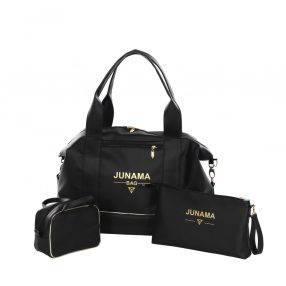 JUNAMA Taschen-Set - schwarz