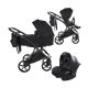 JUNAMA Air 3in1 Multifunktions-Kinderwagen - Schwarz