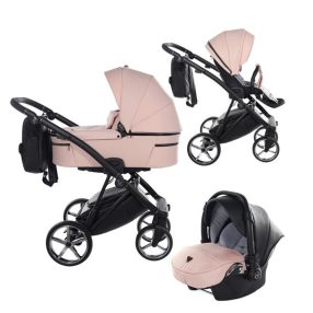 JUNAMA Air 3in1 Multifunktions-Kinderwagen - Rosa