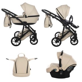 JUNAMA SPACE ECO 3in1 multifunktionaler Kinderwagen - Beige