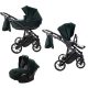 JUNAMA SPACE VELUR 3in1 multifunktionaler Kinderwagen - Grün