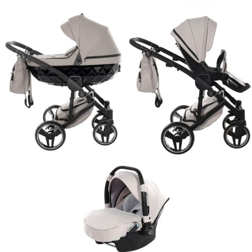 JUNAMA Diamond Basic 3in1 Multifunktions-Kinderwagen - Dunkelgrau