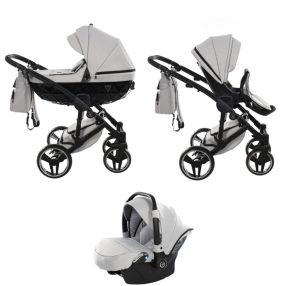 JUNAMA Diamond Basic 3in1 Multifunktions-Kinderwagen - Grau