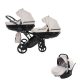 JUNAMA Diamond Duo Basic Slim 3in1 Multifunktionaler Zwillingskinderwagen - Grau